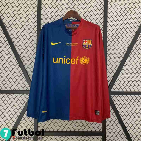 Retro Camiseta Futbol Barcelona Primera Hombre Manga Larga 08 09 FG397