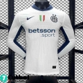 Camiseta Futbol Inter Milan Segunda Hombre Manga Larga 24 25