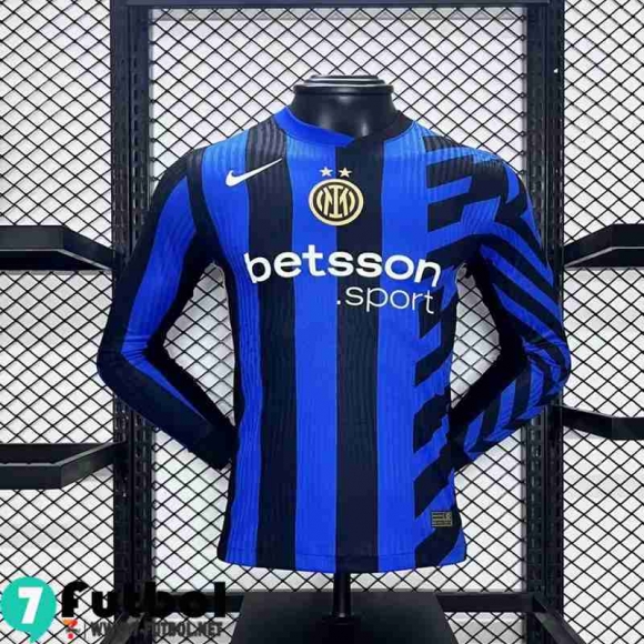 Camiseta Futbol Inter Milan Primera Hombre Manga Larga 24 25