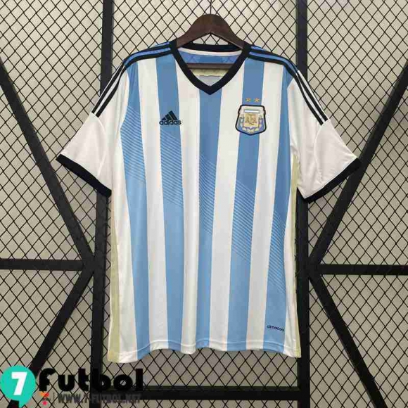 Retro Camiseta Futbol Argentina Primera Hombre 2014 FG582