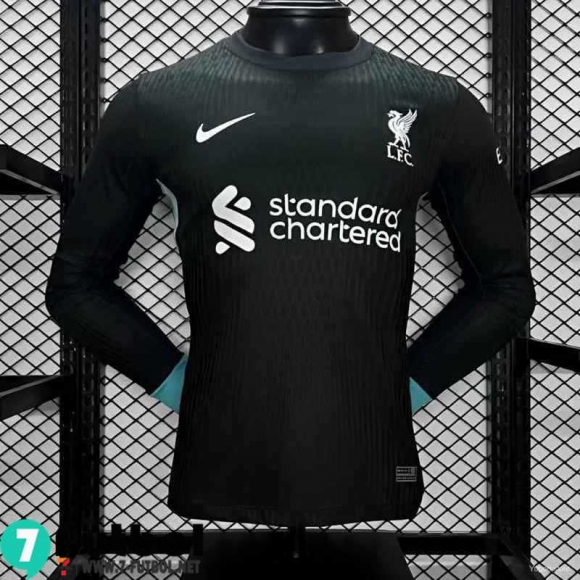 Camiseta Futbol Liverpool Segunda Hombre Manga Larga 24 25