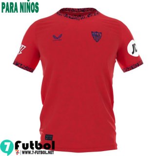 Camiseta Futbol Sevilla Segunda Ninos 24 25