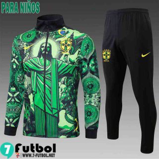 KIT: Chaquetas Deportivas Brasil Ninos 24 25 C549