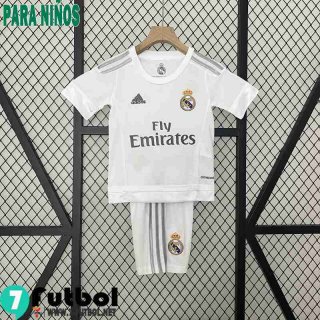 Retro Camiseta Futbol Real Madrid Primera Ninos 15 16 FG453