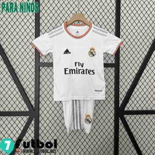 Retro Camiseta Futbol Real Madrid Primera Ninos 13 14 FG454