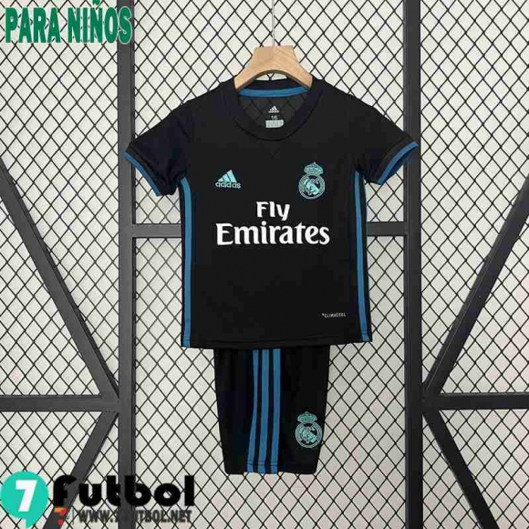 Retro Camiseta Futbol Real Madrid Segunda Ninos 17 18 FG464