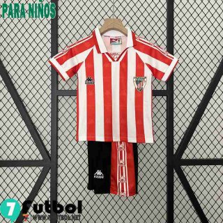 Retro Camiseta Futbol Athletic Bilbao Primera Ninos 95 97 FG465