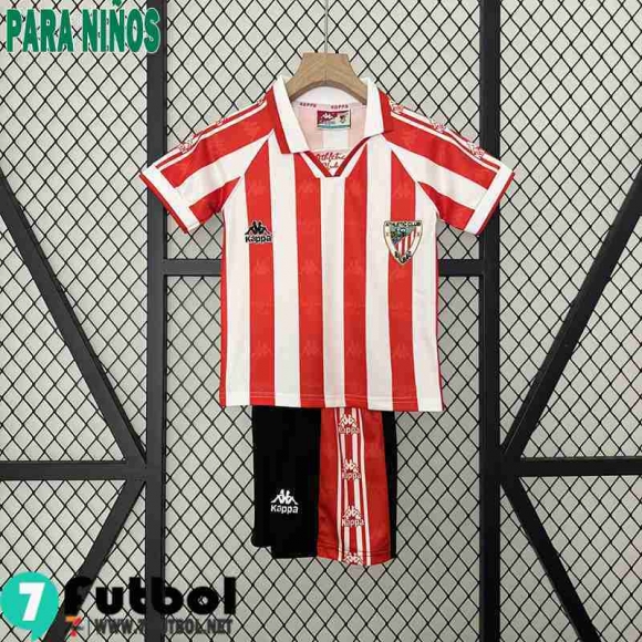 Retro Camiseta Futbol Athletic Bilbao Primera Ninos 95 97 FG465