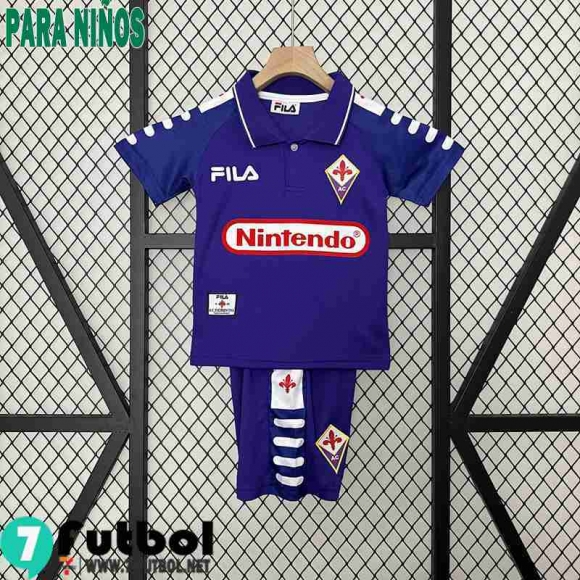 Retro Camiseta Futbol Fiorentina Primera Ninos 1998 FG478