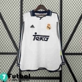 Retro Camiseta Futbol Real Madrid Primera Hombre Manga Larga 00 01 FG492