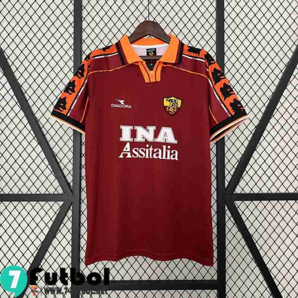 Retro Camiseta Futbol Roma Primera Hombre 98 99 FG514