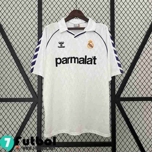 Retro Camiseta Futbol Real Madrid Primera Hombre 1988 FG543