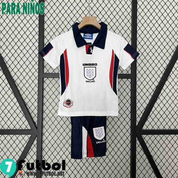 Retro Camiseta Futbol Inglaterra Primera Ninos 1998 FG562