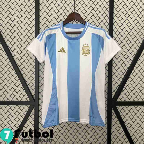 Camiseta Futbol Argentina Primera Femenino 2024 TBB379