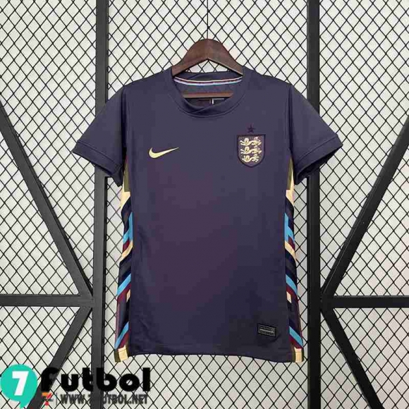 Camiseta Futbol Inglaterra Segunda Femenino 2024 TBB384