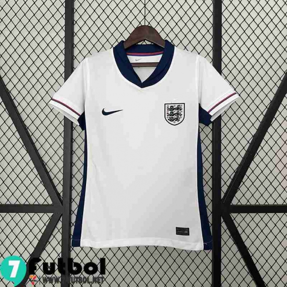 Camiseta Futbol Inglaterra Primera Femenino 2024 TBB385