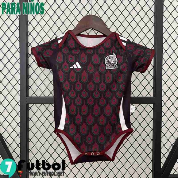 Camiseta Futbol Mexico Primera Baby 2024 TBB424