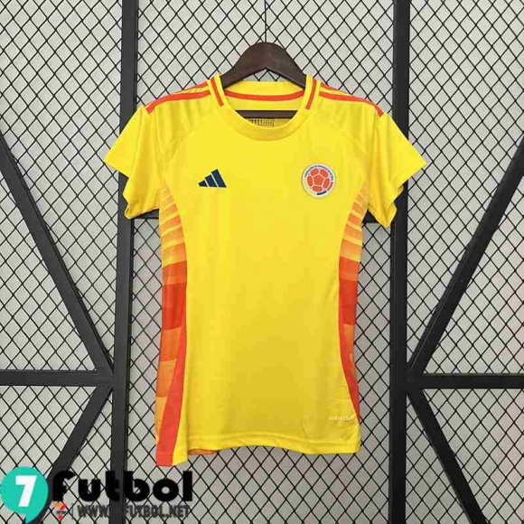 Camiseta Futbol Colombia Primera Femenino 2024 TBB468