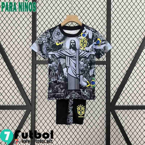 Camiseta Futbol Brasil Edicion especial Ninos 2024 TBB510