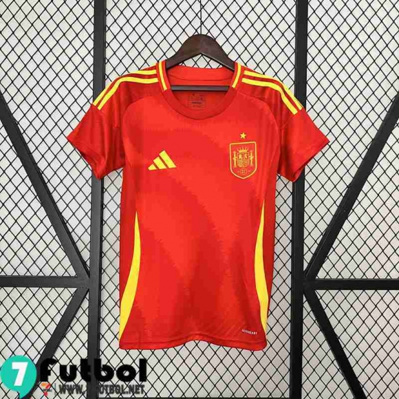 Camiseta Futbol Espana Primera Femenino 2024 TBB524