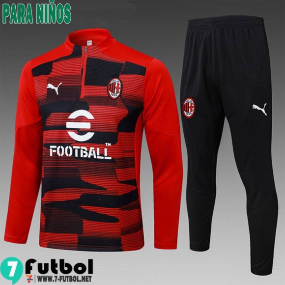 KIT: Chandal Futbol AC Milan Ninos 24 25 C566