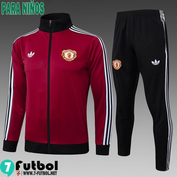 KIT: Chaquetas Deportivas Manchester United Ninos 24 25 C593