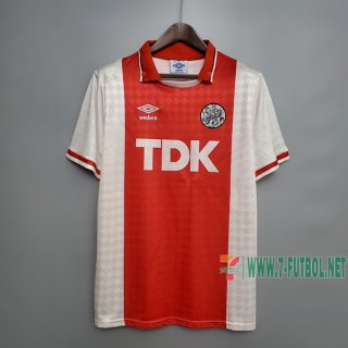 7-Futbol: Retro Camiseta Del Ajax Amsterdam Primera Equipacion 90/92