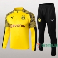 7-Futbol: La Nueva Termicas Chandal Del Borussia Dortmund Amarilla Medio Zip 2019 2020