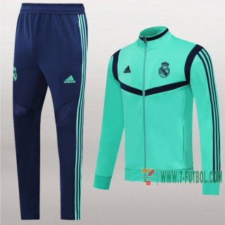 7-Futbol: Nuevas Clasicas Chaqueta Chandal Del Real Madrid Verde Cremallera 2019 2020