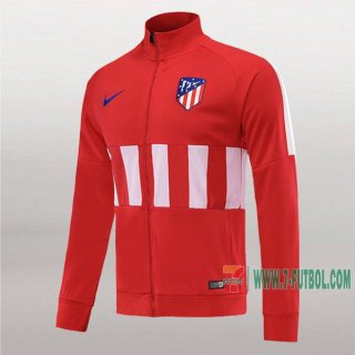 7-Futbol: Las Nuevas Chaqueta Del Atletico Madrid Roja/Blancas 2019/2020