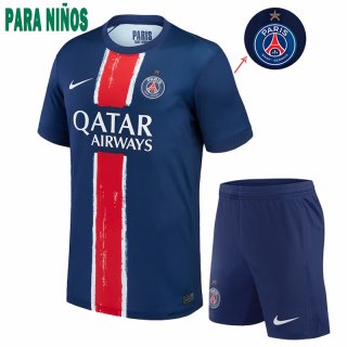 PSG Camiseta Futbol Primera Ninos 24 25 Campeones de Europa Una Estrella
