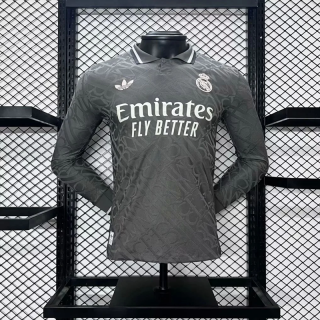 Camiseta Futbol Real Madrid Tercera Manga Larga Hombre 24 25