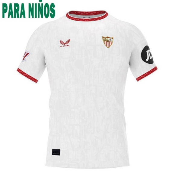 Camiseta Futbol Sevilla Primera Nino 24 25