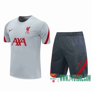Chandal Futbol T-shirt Liverpool blanco 2020 2021 TT66