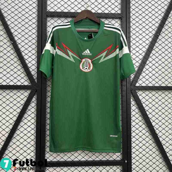 Retro Camiseta Futbol Mexico Primera Hombre 2014 FG782
