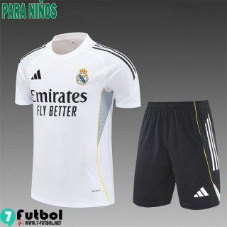 KIT: T Shirt Real Madrid Nino 25 26 H478