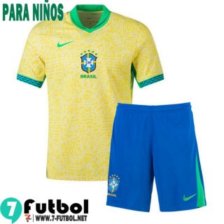 Brasil Camiseta Futbol Primera Ninos 2024