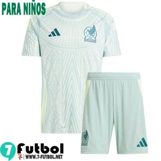 Mexico Camiseta Futbol Segunda Ninos 2024