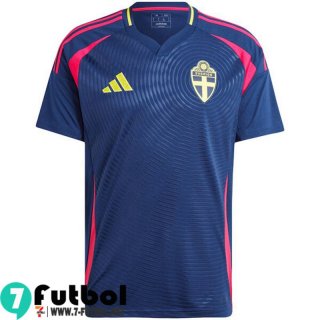 Suecia Camiseta Futbol Segunda Hombre 2024