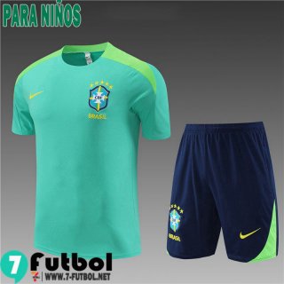 KIT : Brasile T Shirt Bambini 2024 2025 H14