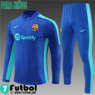 KIT: Chandal Futbol Barcelona azul Ninos 2023 2024 TK610