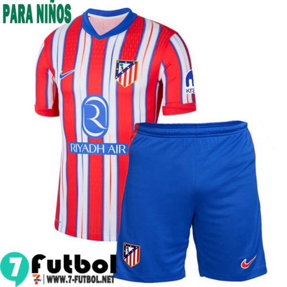 Camiseta Futbol Atletico Madrid Primera Ninos 24 25