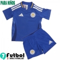 Camiseta Futbol Leicester City Primera Ninos 24 25