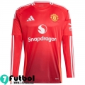 Camiseta Futbol Manga Larga Manchester United Primera Hombre 24 25