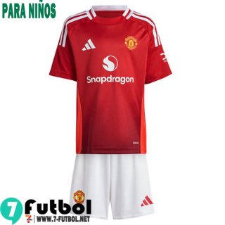 Camiseta Futbol Manchester United Primera Ninos 24 25