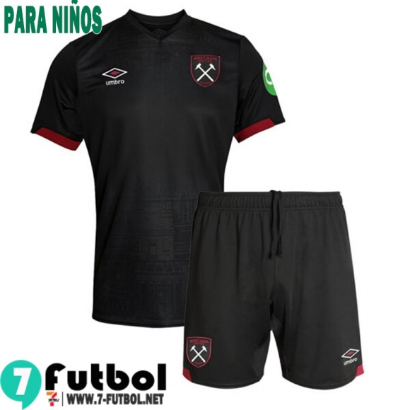 Camiseta Futbol West Ham United Segunda Ninos 24 25