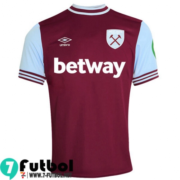 Camiseta Futbol West Ham United Primera Hombre 24 25