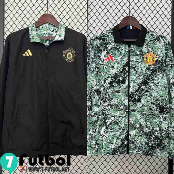 Chaqueta Cazadora Reversible Manchester United Hombre 24 25 D232