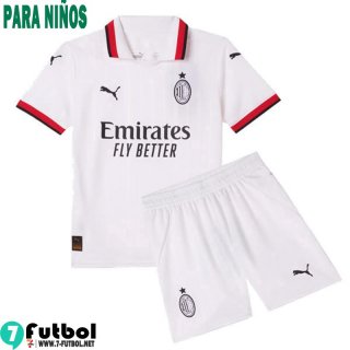 Camiseta Futbol AC Milan Segunda Ninos 24 25