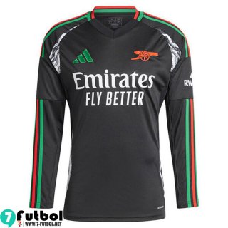 Camiseta Futbol Arsenal Segunda Hombre Manga Larga 24 25